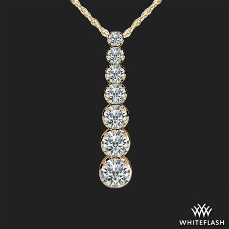 Timeless Seven Stone Graduated Diamond Pendant