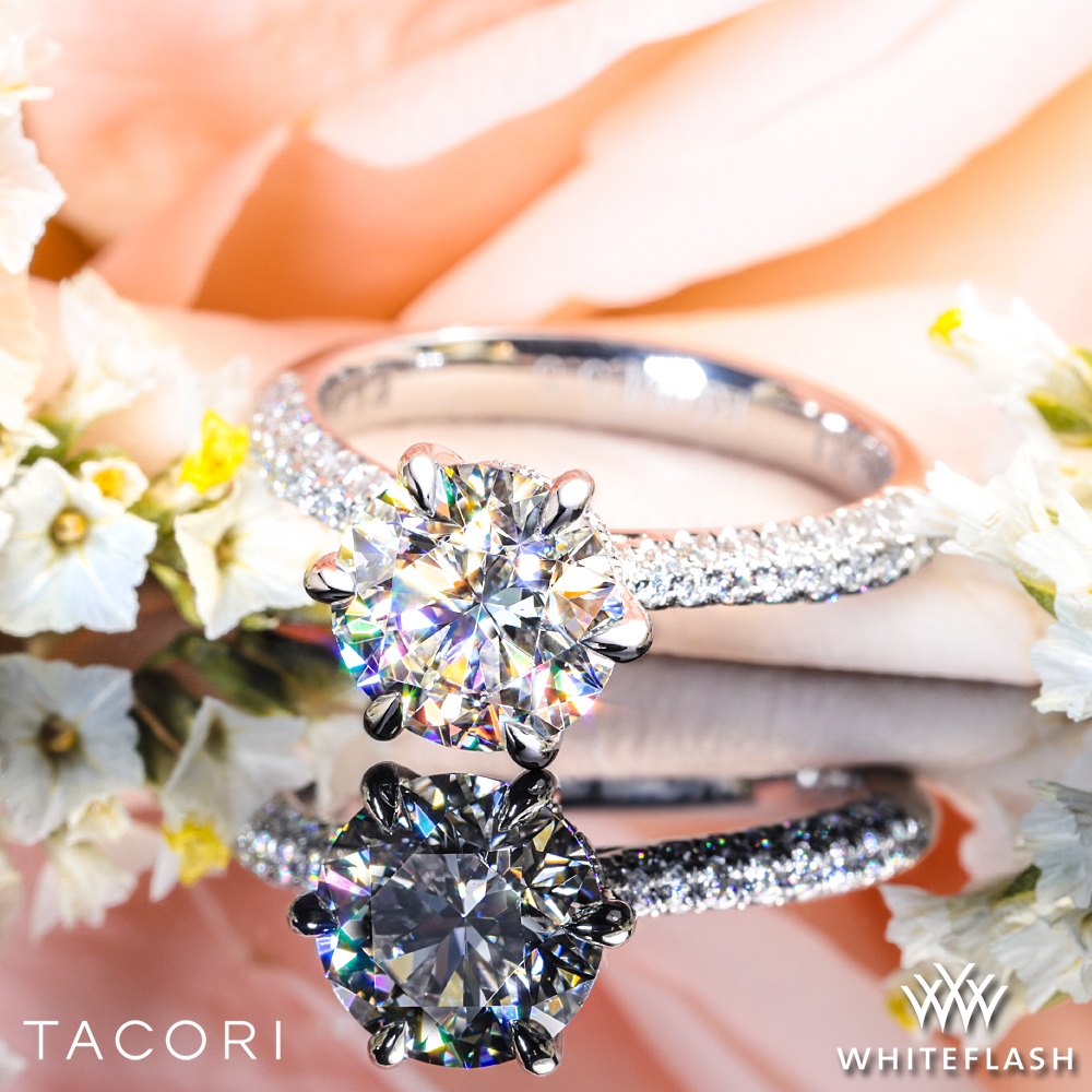 Platinum Tacori HT2676 RoyalT Diamond Engagement Ring