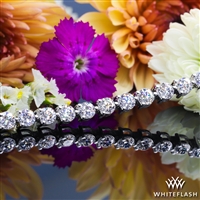 "Three-Prong" Natural Diamond Tennis Bracelet