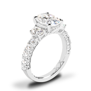 A. Jaffe MECOV2940Q Diamond Engagement Ring