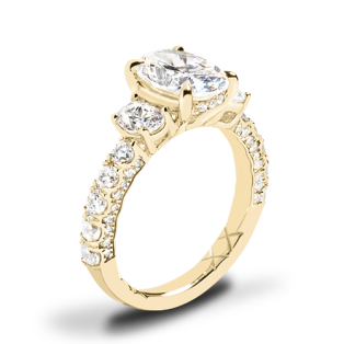 A. Jaffe MECOV2940Q Diamond Engagement Ring