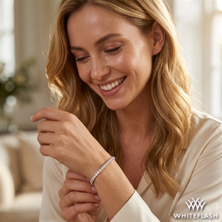 Four-Prong Timeless Diamond Tennis Bracelet