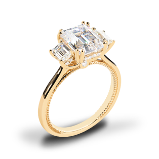 Verragio V-993EM-S Three Stone Diamond Engagement Ring