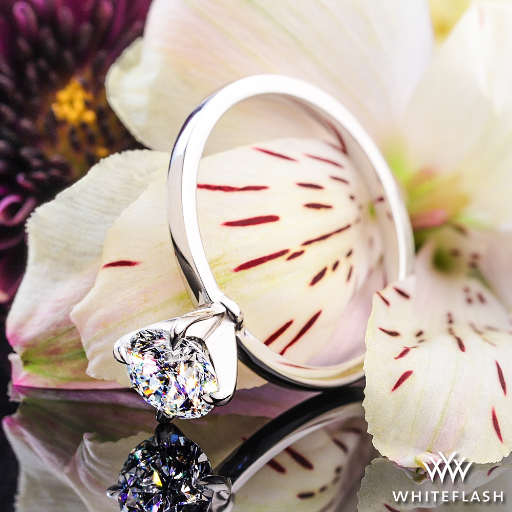 Platinum Timeless 4 Prong Solitaire Engagement Ring