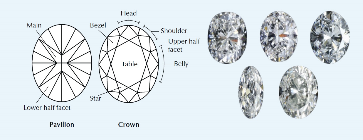 Anatomy of an oval and samples of variations