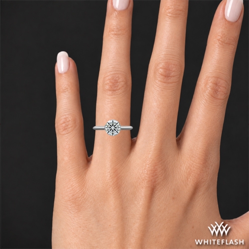 2 ct (8.1mm) with a size 6 finger