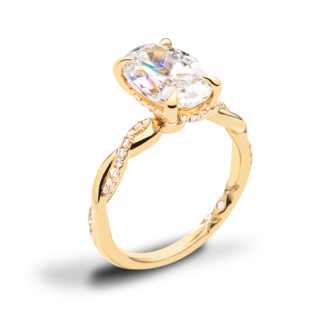 A. Jaffe MECOV2943L Diamond Engagement Ring