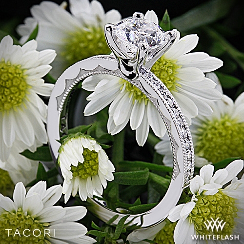 Tacori 44-1.5RD Sculpted Crescent Round Channel Diamond Engagement Ring
