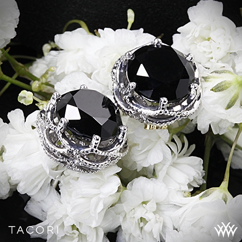 Tacori SE10519 Black Lightning Onyx Earrings