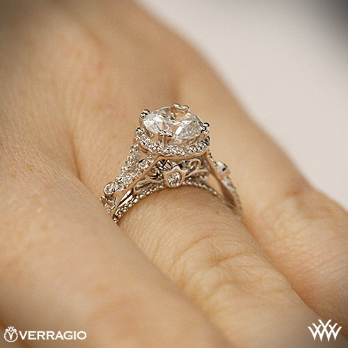 Verragio Twisted Split Shank Diamond Engagement Ring | 2228